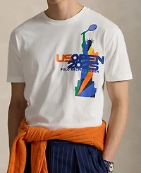 Polo Ralph Lauren Unisex Us Open Classic-Fit Jersey T-Shirt