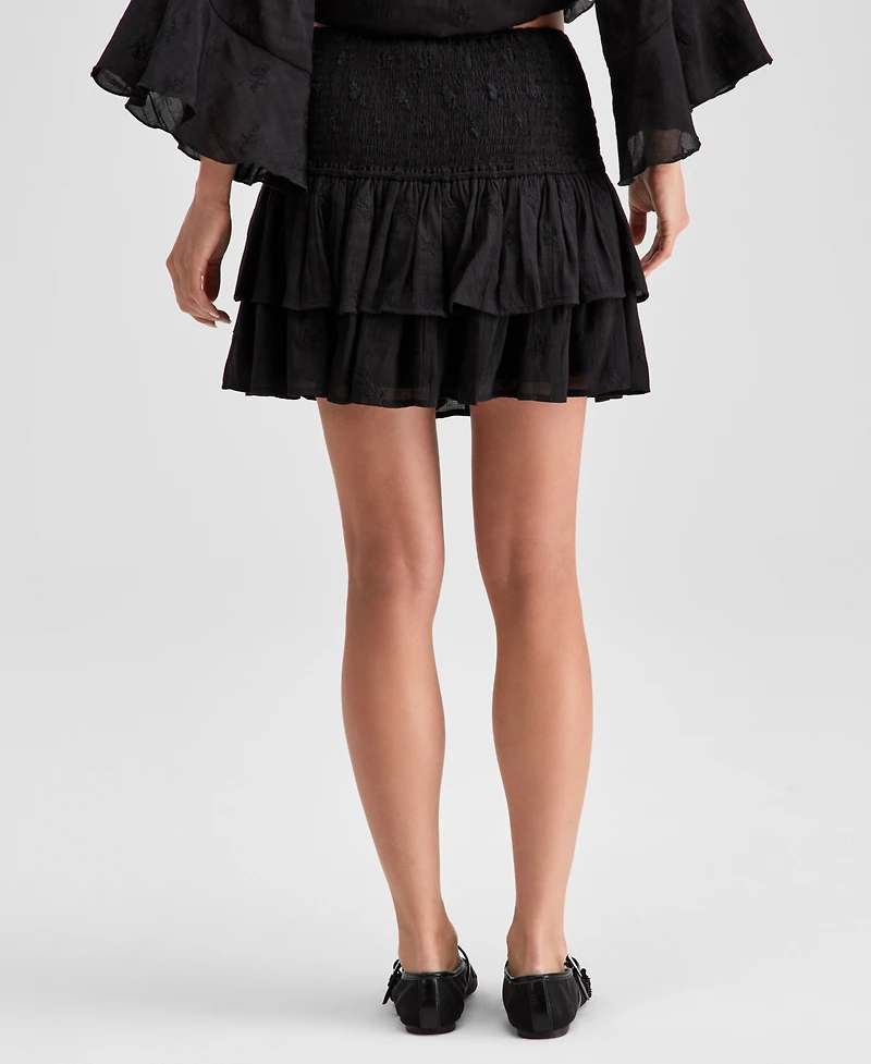 And Now This Women's Smock-Waist Tiered Skirt, Exclusively at Macy's