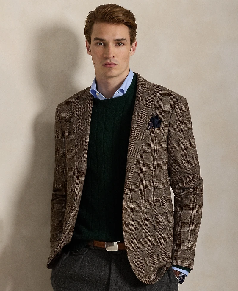Polo Ralph Lauren Men's Soft Modern Glen Plaid Sport Coat