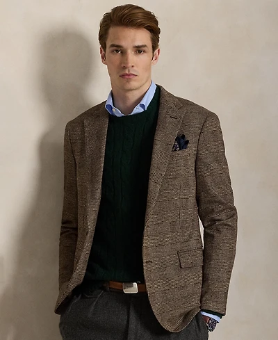 Polo Ralph Lauren Men's Soft Modern Glen Plaid Sport Coat