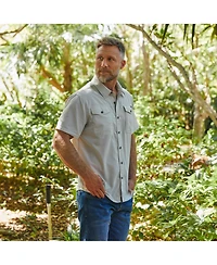 Free Country Men's Expedition Nylon Rip-Stop Short Sleeve Shirt