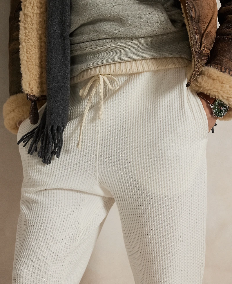 Polo Ralph Lauren Men's Waffle-Knit Fleece Sweatpants