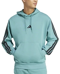 adidas Men's Essential Three Stripes Fleece Hoodie