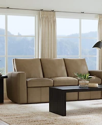 Flexsteel Aria 38" Fawn Leather Power Recliner