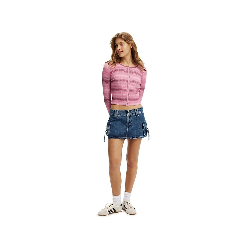 Cotton On Women's Everfine Rib Knit Cardigan