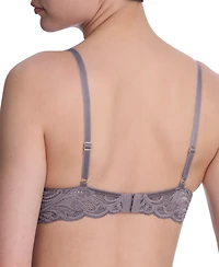 Natori Women's Feathers Lace Contour Underwire Plunge Bra 730023