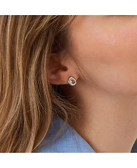 Spero London Dripping Molten Natural Textured Sterling Silver Authentic Earrings