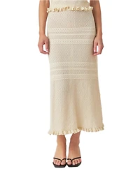 endless rose Women's Knit Midi Skirt