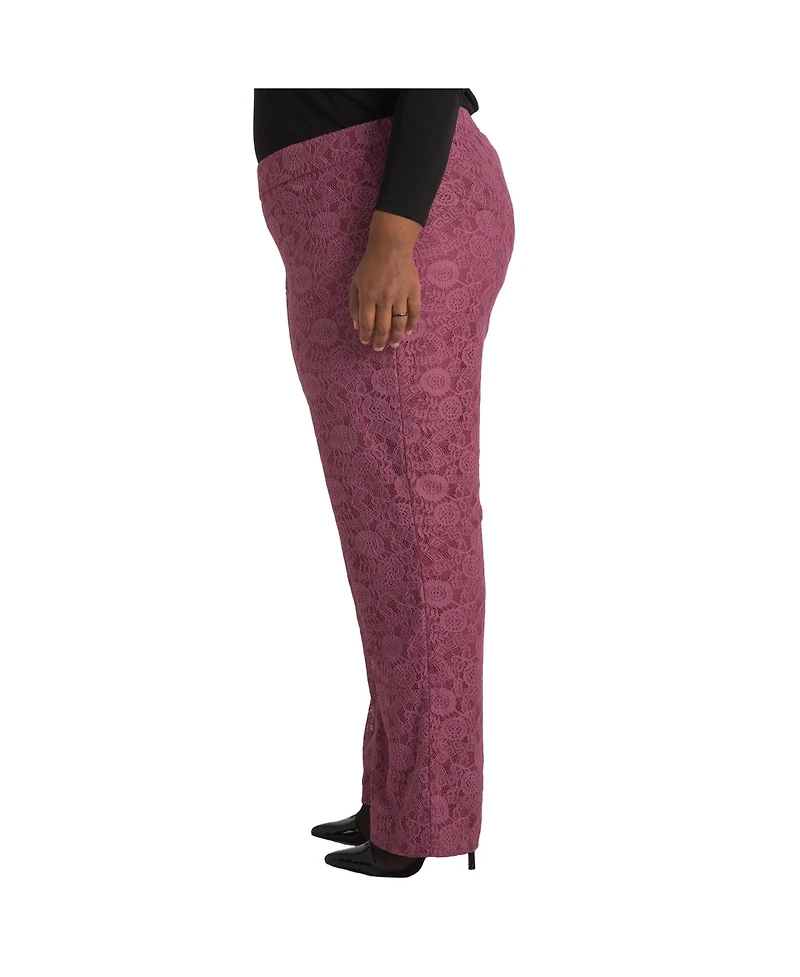 Poetic Justice Plus Lace Wide Leg Pants