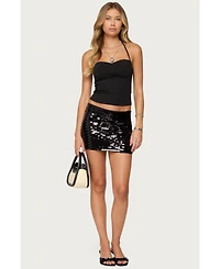 Edikted Women's Jesika Sweetheart Halter Top