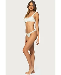 Edikted Women's Enzo Crochet Bralette Bikini Top