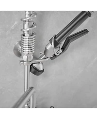 Greenspring Commercial Restaurant Pull Down 2-Handle Wall Mount Pre-Rinse Spray Utility Kitchen Faucet Polished Chrome