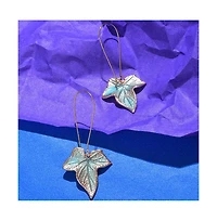 Sohi Women's Leaf Drop Earrings