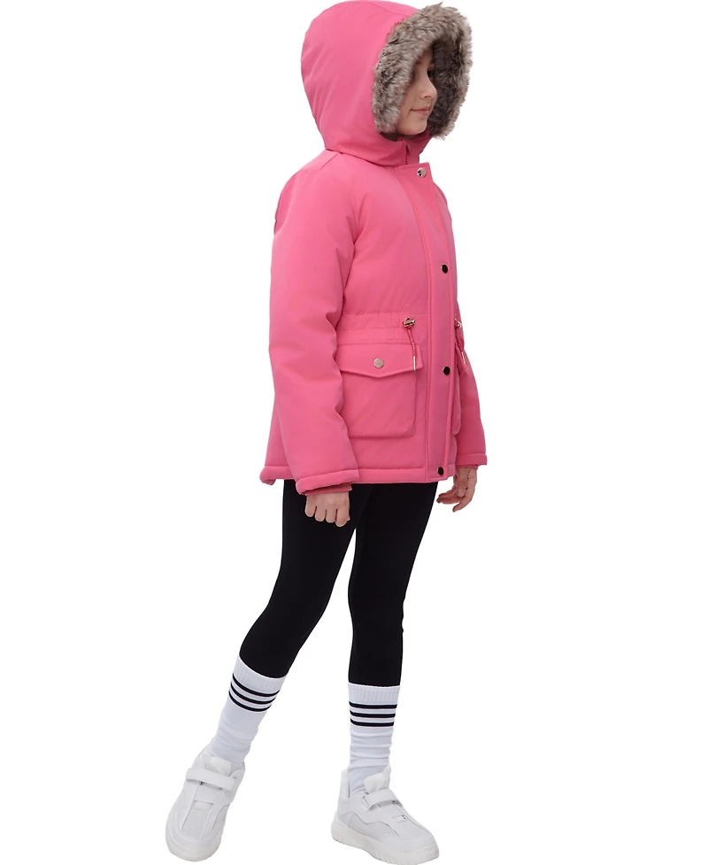 Rokka&Rolla Girls Sherpa Fleece Lined Parka Coat 4-18