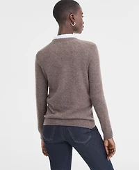 Charter Club 100% Cashmere Women's V-Neck Long-Sleeve Sweater, Macy's Exclusive