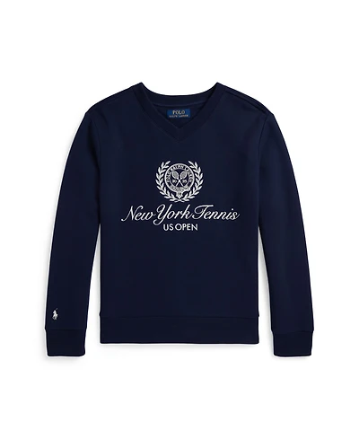 Polo Ralph Lauren Big Boys Us Open Crest Fleece Sweatshirt