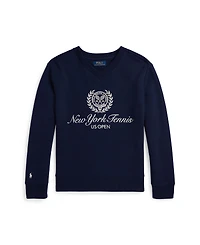 Polo Ralph Lauren Big Boys Us Open Crest Fleece Sweatshirt