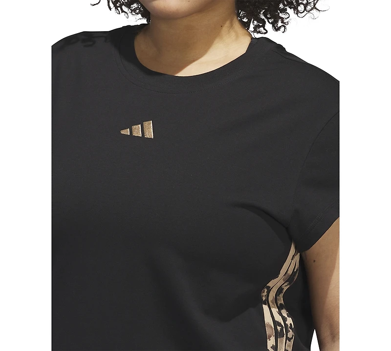 adidas Plus Essentials Animal Aop cotton T-Shirt