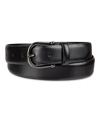 Tommy Hilfiger Men's Nautical Feather Edge Leather Belt