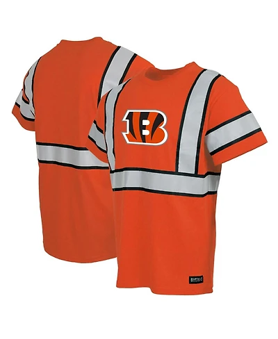 Buffalo Outdoors Men's Orange Cincinnati Bengals Safety Heavyweight T-Shirt
