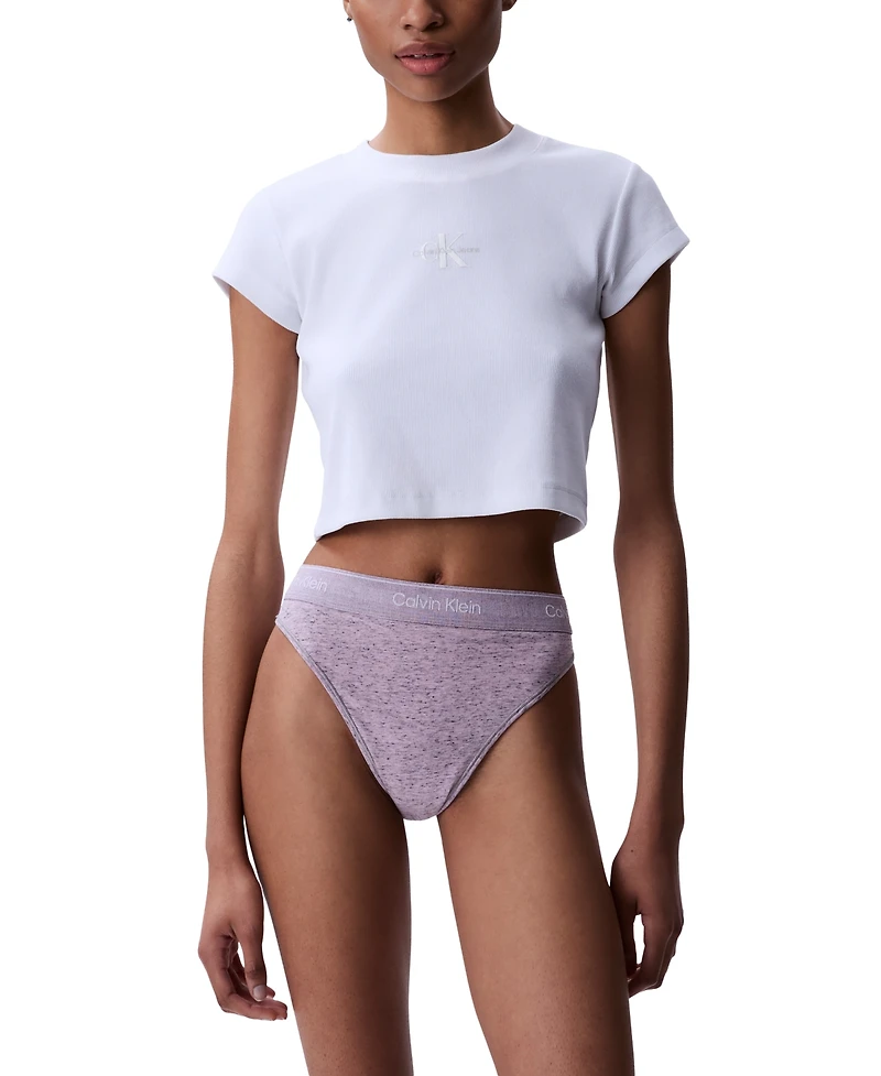 Calvin Klein Women's Icon Cotton Stretch Tanga Underwear QF8333