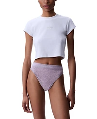 Calvin Klein Women's Icon Cotton Stretch Tanga Underwear QF8333