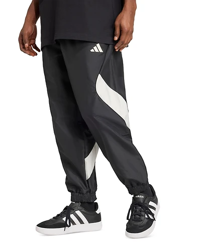 adidas Men's Stadium Colorblocked Woven Logo Pants