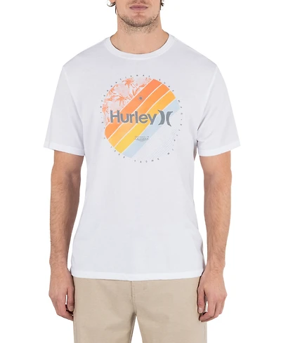Hurley Men's Linear Palm Short Sleeve T-Shirt