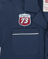 Levi's Big Boys Mechanic Short Sleeve Button-Up Shirt