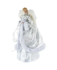 Northlight 18" Lighted Angel in a Dress Christmas Tree Topper
