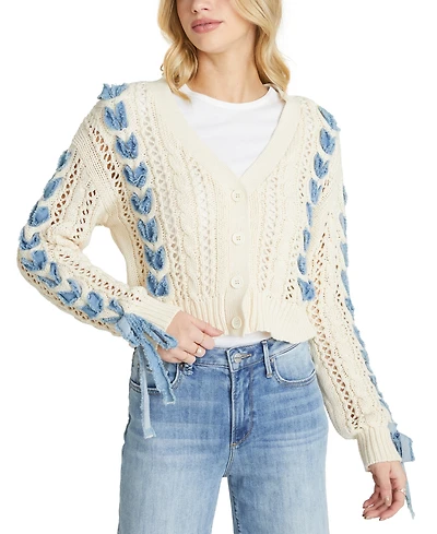 Driftwood Women's Lacey Cropped Cardigan