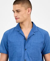 Sun + Stone Men's Beckham Camp Shirt, Exclusively at Macy's