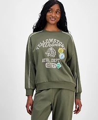 Rebellious One Juniors' Yellowstone Crewneck Sweatshirt