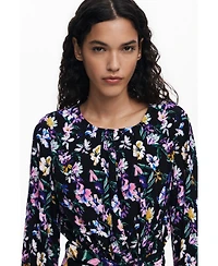 Desigual Women's Floral knot short dress