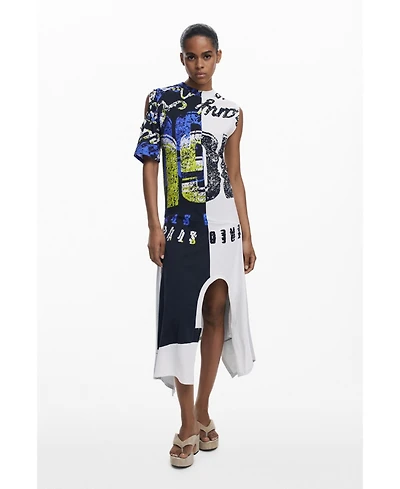 Desigual Women's Asymmetric dress