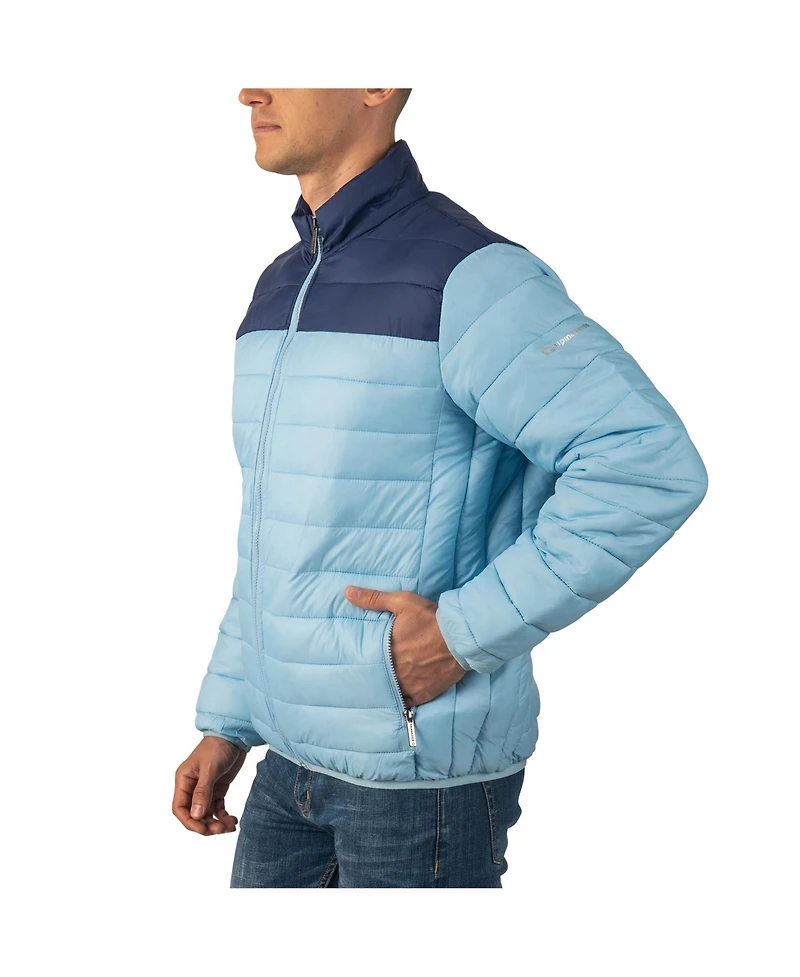 Alpine Swiss Niko Men's Puffer Jacket Warm Down Alternative Insulated Coat | Packable Water-Resistant & Windproof Winter Outerwear with Zipper Pockets