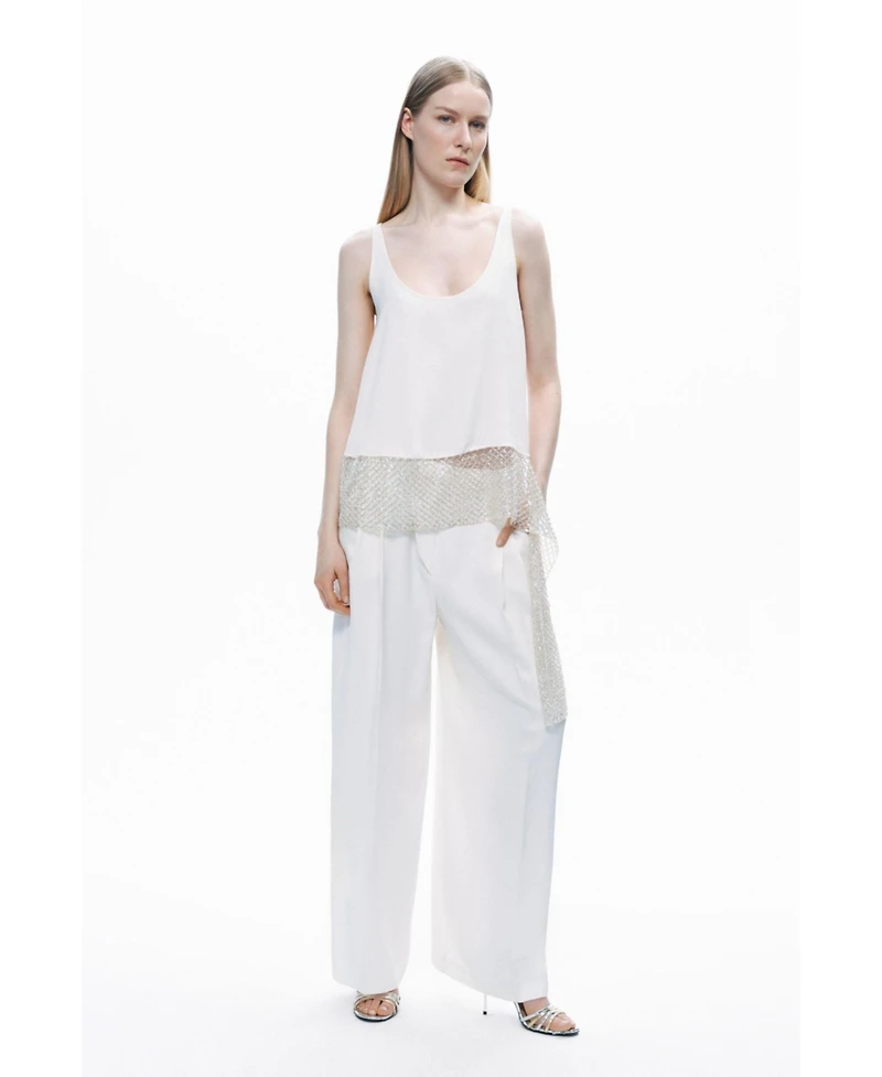 Nocturne Women's Tie Detail Blouse