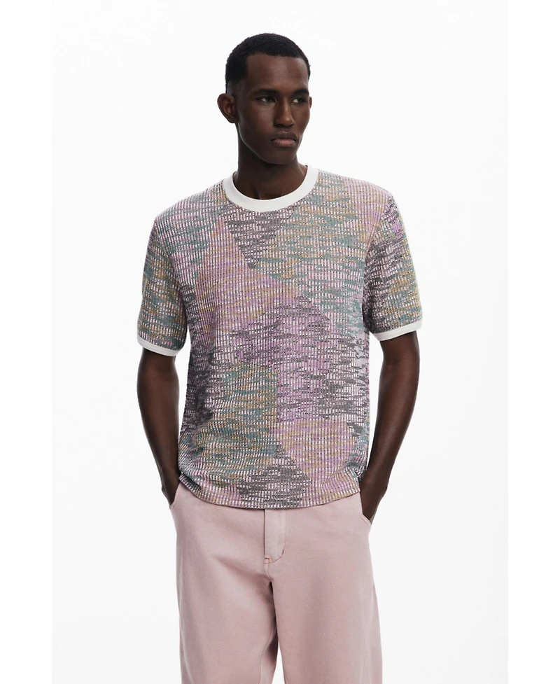 Desigual Men's Heathered short-sleeve T-shirt