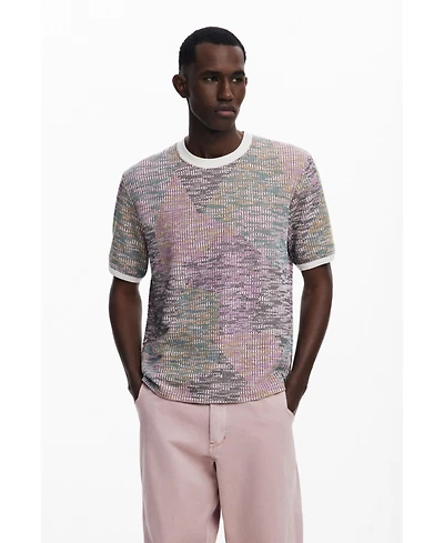 Desigual Men's Heathered short-sleeve T-shirt