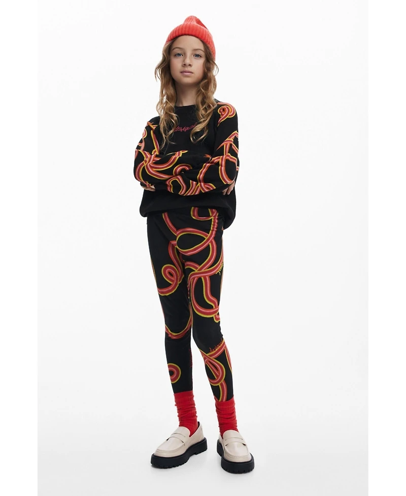 Desigual Girls Girls's Serpentine leggings