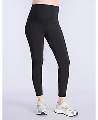 Motherhood Maternity Women's High Waist Over the Belly Active Pocket Ankle Legging