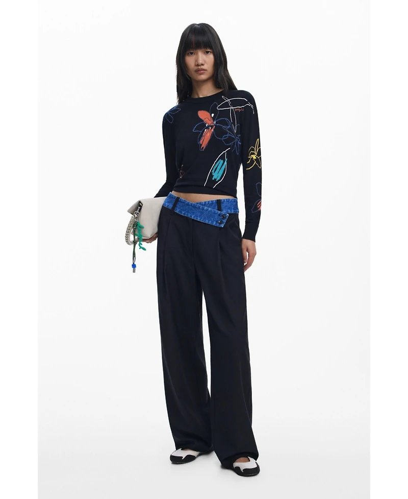 Desigual Women's Tailored combined trousers
