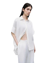 Nocturne Women's Linen Double Leg Pants