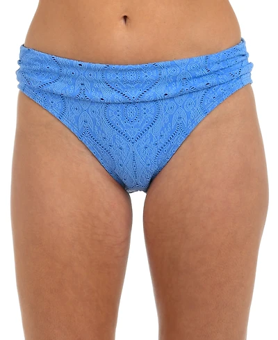 La Blanca Women's Mantra Shirred Hipster Bikini Bottoms
