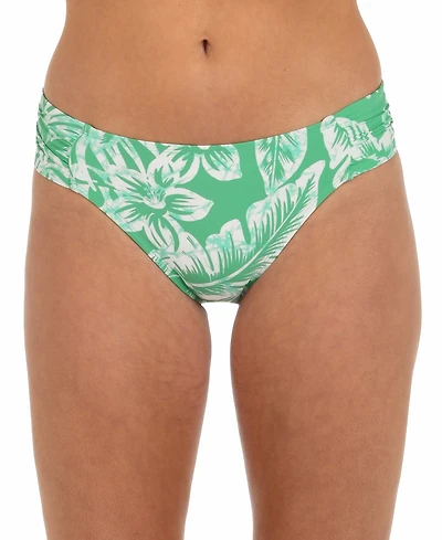 La Blanca Women's Batiki Shirred-Side Hipster Bikini Bottoms