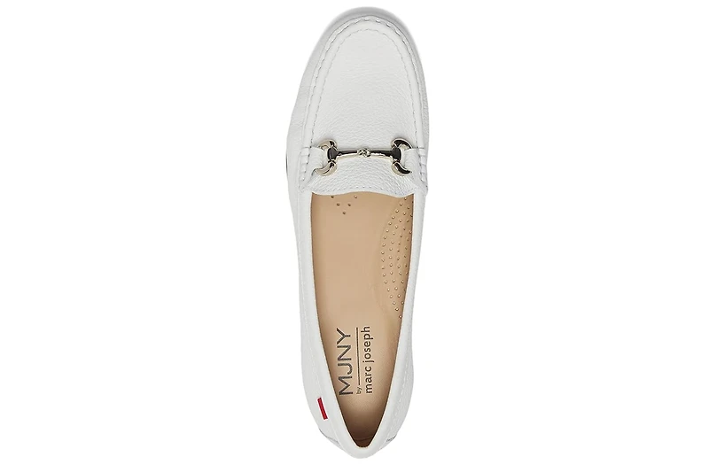 Marc Joseph New York Womens Carter Road Slip On Comfort Buckle Loafer
