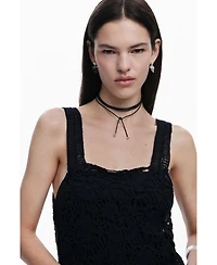 Desigual Women's Crochet mini dress