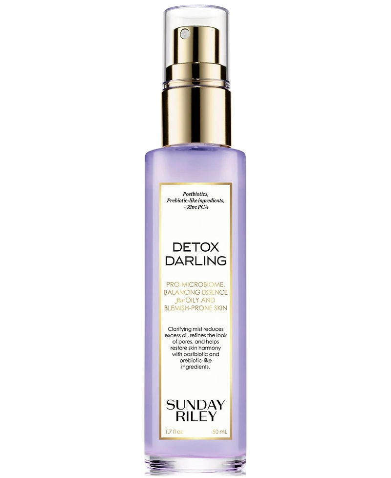 Sunday Riley Detox Darling Pro-Microbiome, Balancing Essence For Oily & Blemish-Prone Skin, 1.7 oz.