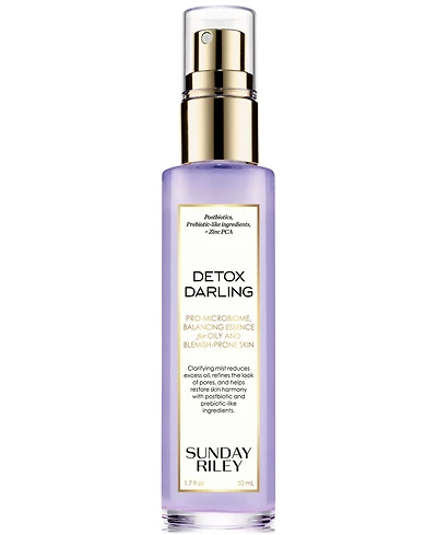 Sunday Riley Detox Darling Pro-Microbiome, Balancing Essence For Oily & Blemish-Prone Skin, 1.7 oz.