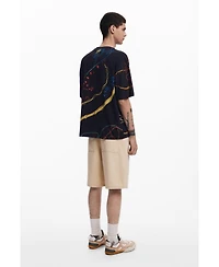 Desigual Men's Short-sleeve T-shirt with drawings